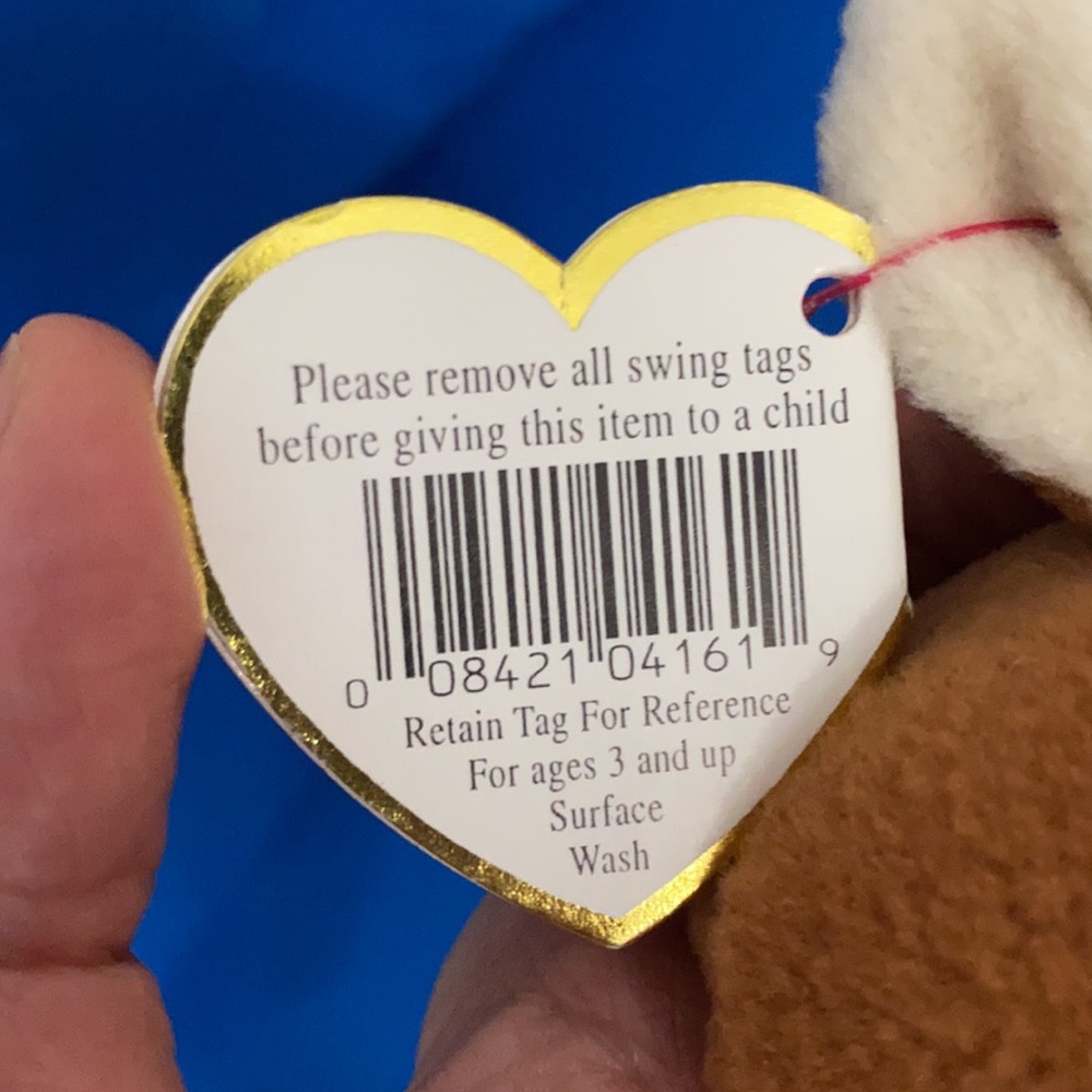 TY Beanie Baby Pouch Kangaroo 1996 NWTS ExcellentCondition - Picture 11 of 11